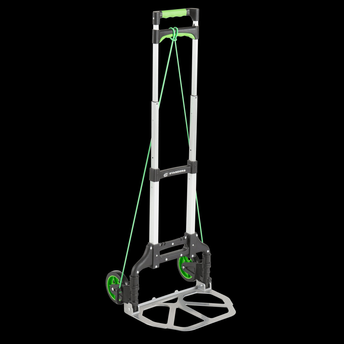 ALUMINIUM FOLDING TROLLEY STANDERS CAPACITY 70 KG STEEL PLATFORM