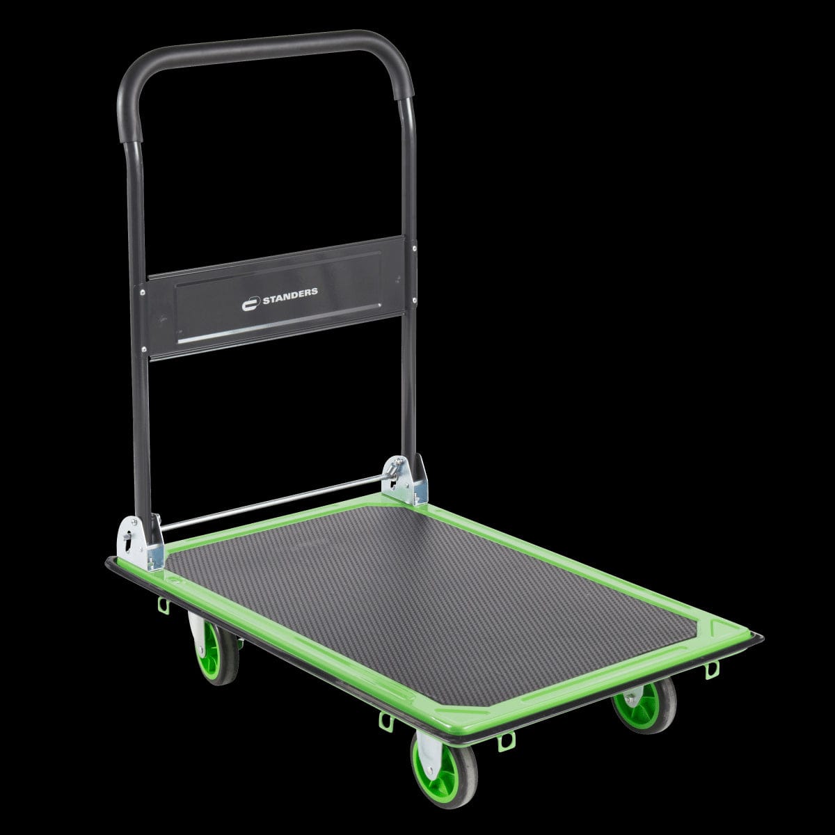 Bricocenter TROLLEY WITH STEEL PLATFORM STANDERS CAPACITY 300 KG FOLDABLE