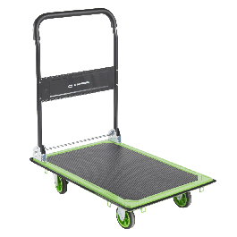 TROLLEY WITH STEEL PLATFORM STANDERS CAPACITY 300 KG FOLDABLE