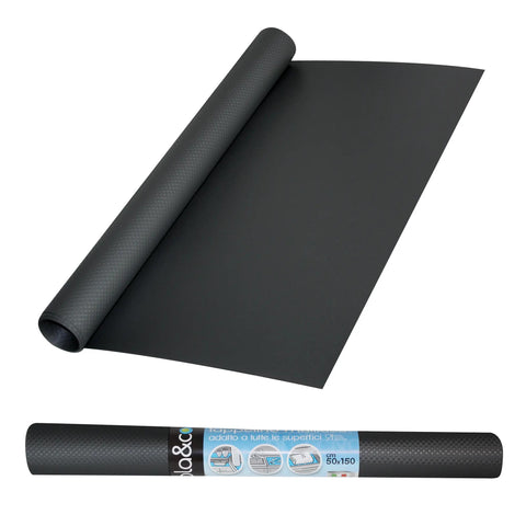 Black PVC EVA mat, 50 x 150 cm