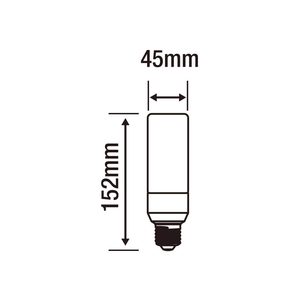 Bricocenter LED BULB E27=100W TUBULAR FROSTED WARM LIGHT