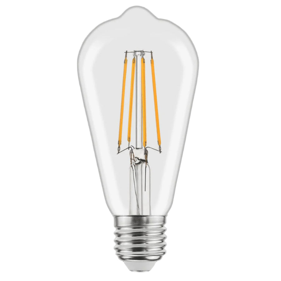 Bricocenter LED DECORATIVE BULB E27=75W TRANSPARENT WARM LIGHT