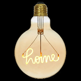 DECORATIVE HOME LED BULB E27=21W GLOBE G125 AMBER WARM LIGHT