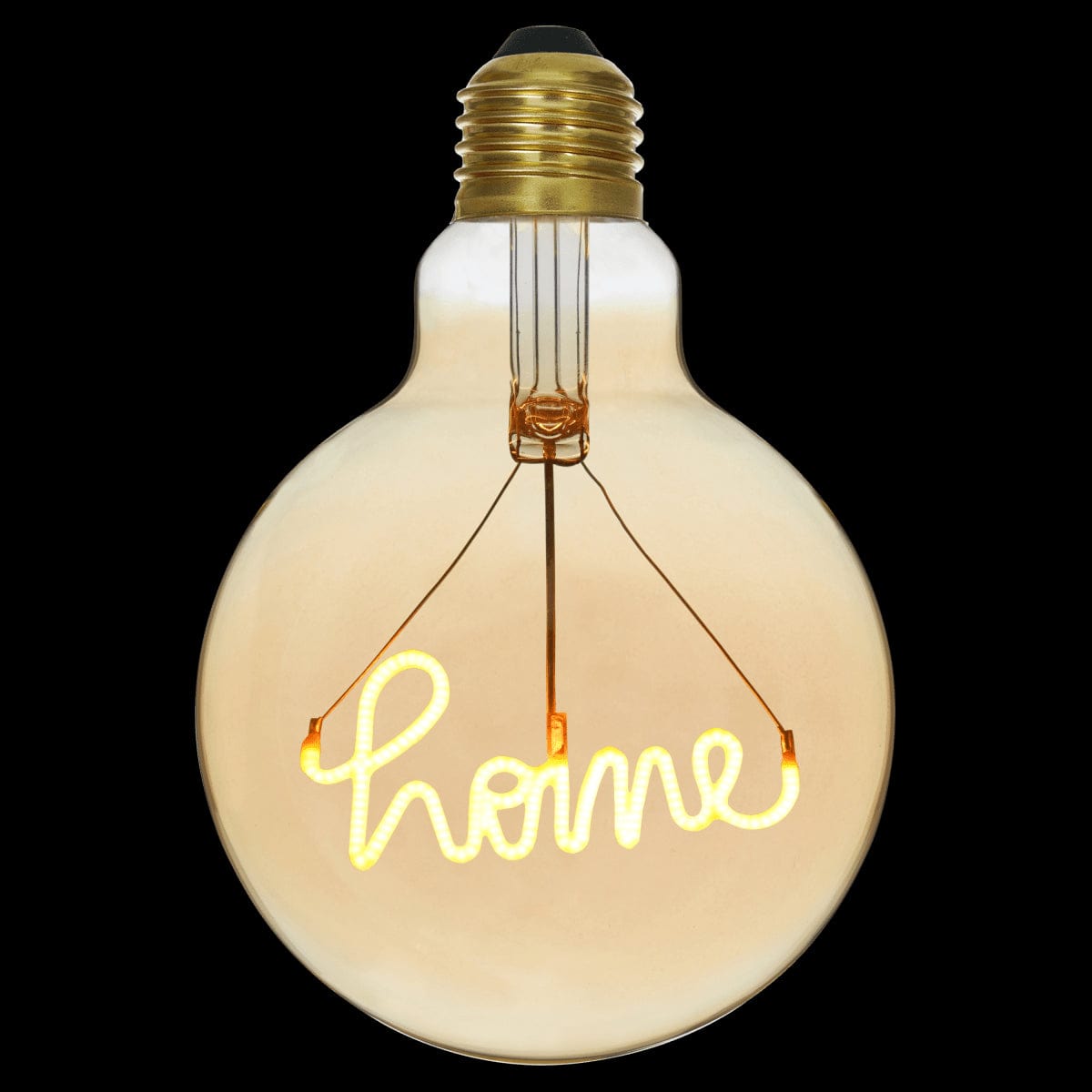 Bricocenter DECORATIVE HOME LED BULB E27=21W GLOBE G125 AMBER WARM LIGHT