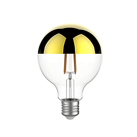 Bricocenter LED BULB E27=60W GLOBE GOLD WARM LIGHT