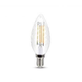 LED BULB E14=40W CANDLE TWIST TRANSPARENT WARM LIGHT