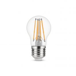 LED BULB E27 =40W TRANSPARENT SPHERE