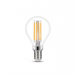 LED BULB E14=60W SPHERE TRANSPARENT WARM LIGHT