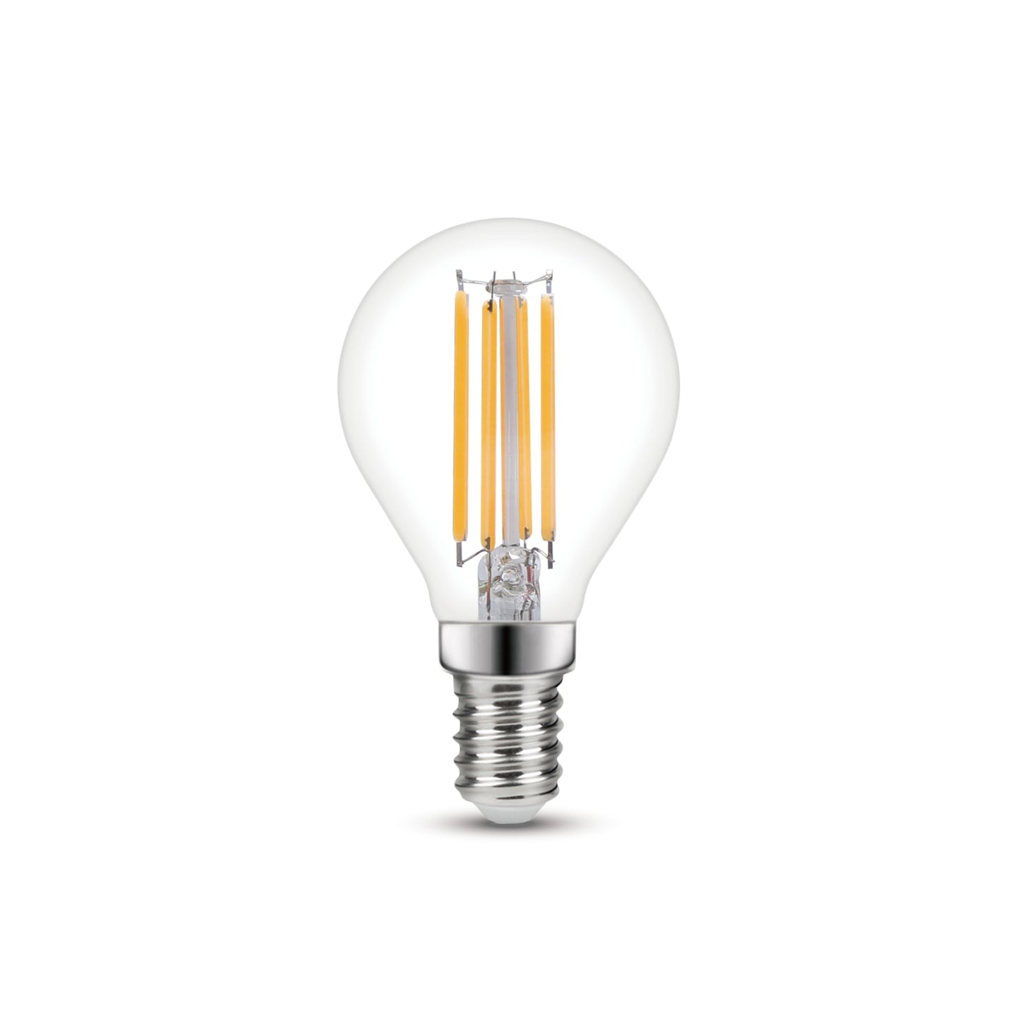 LED BULB E14=60W SPHERE TRANSPARENT WARM LIGHT