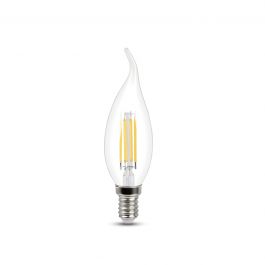 LED BULB E14 =40W FLAME TRANSPARENT NATURAL LIGHT