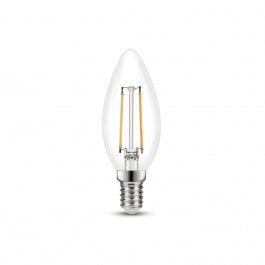 LED BULB E14=25W CANDLE CLEAR WARM LIGHT