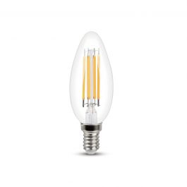 NATULIGHT LED BULB E14=40W CANDLE CLEAR NATURAL LIGHT