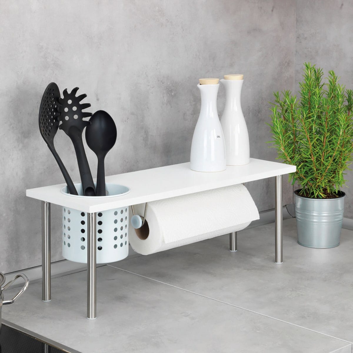 Bricocenter WHITE KITCHEN SINK SHELF