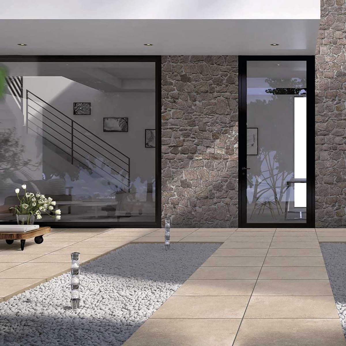 Bricocenter CEMENT TILES TAUPE 60x60x2 ON ORDER