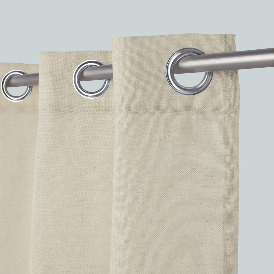 Bricocenter CHARLY ECRU OPAQUE CURTAIN 140X280 WITH EYELETS