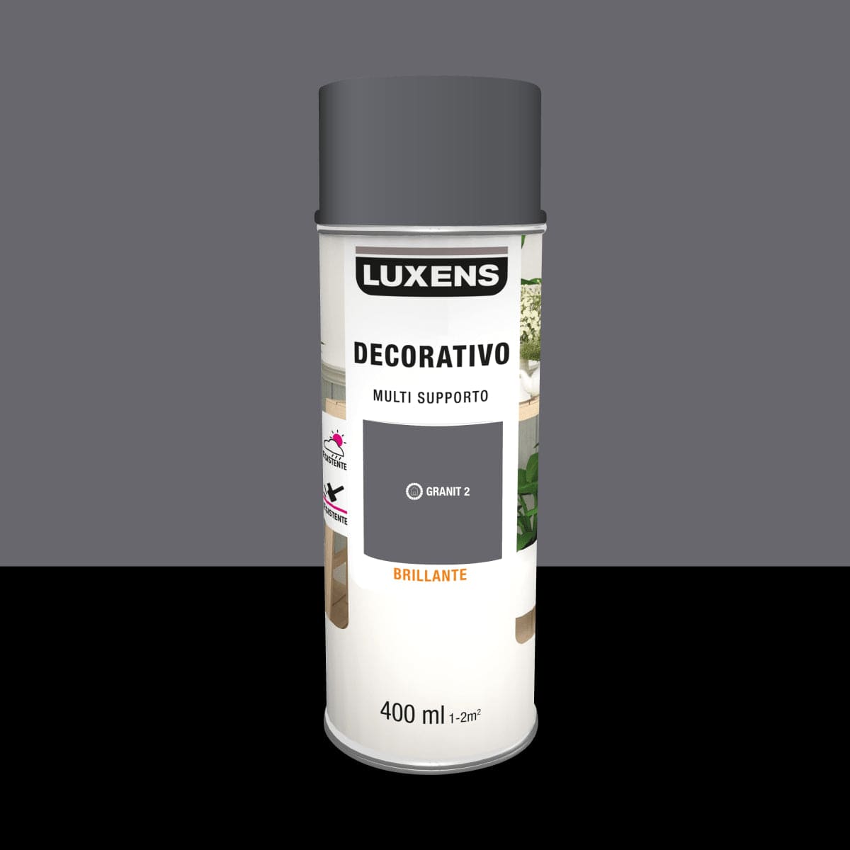 GRANITE SPRAY 2 BRILLIANT SOLVENT 400 ML LUXENS