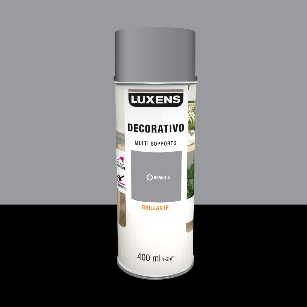 Bricocenter GRANITE SPRAY 3 BRILLIANT SOLVENT 400 ML LUXENS