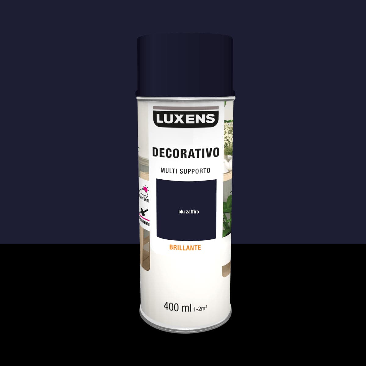 Bricocenter LUXENS SOLVENT BRIGHT SAPPHIRE BLUE SPRAY 400 ML