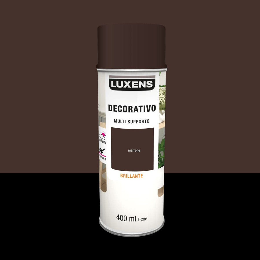 Bricocenter SPRAY BRIGHT BROWN SOLVENT 400 ML LUXENS