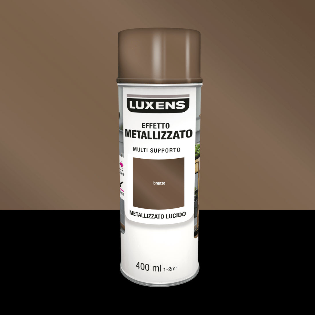 SPRAY BRONZO CROMATO SILVER LUXENS 400 ML