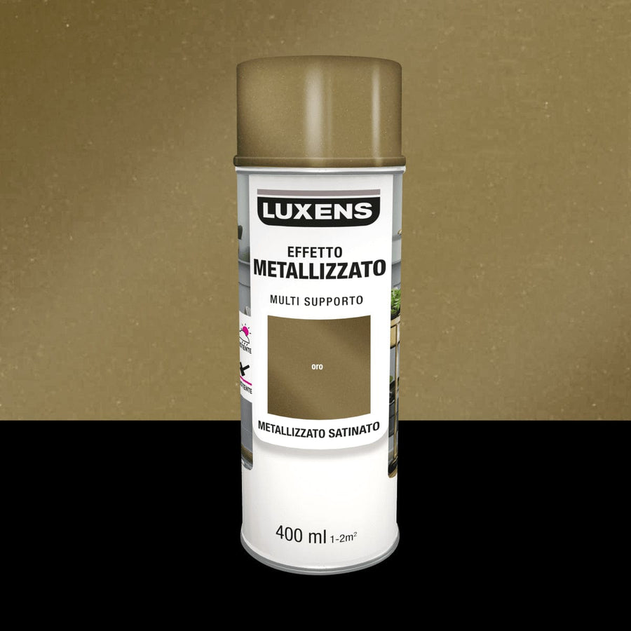 Bricocenter GOLD METALLISED SATIN SPRAY 400 ML LUXENS