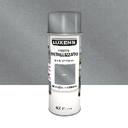 SILVER METALIZED SATIN SPRAY 400 ML LUXENS