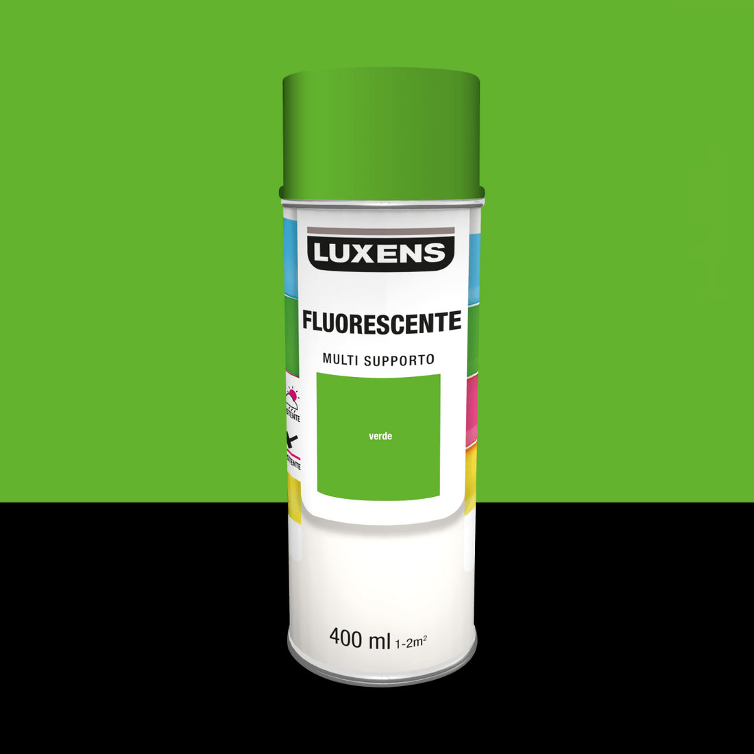 SPRAY FLUO VERDE 400 ML LUXENS