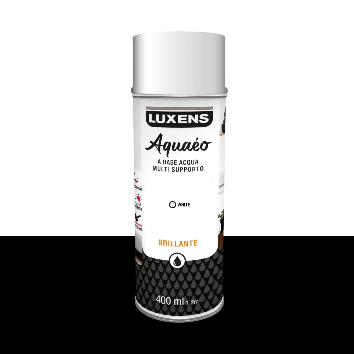 Bricocenter GLOSSY WHITE WATER SPRAY 350 ML LUXENS