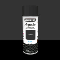 SPRAY MATT BLACK WATER 400 ML LUXENS