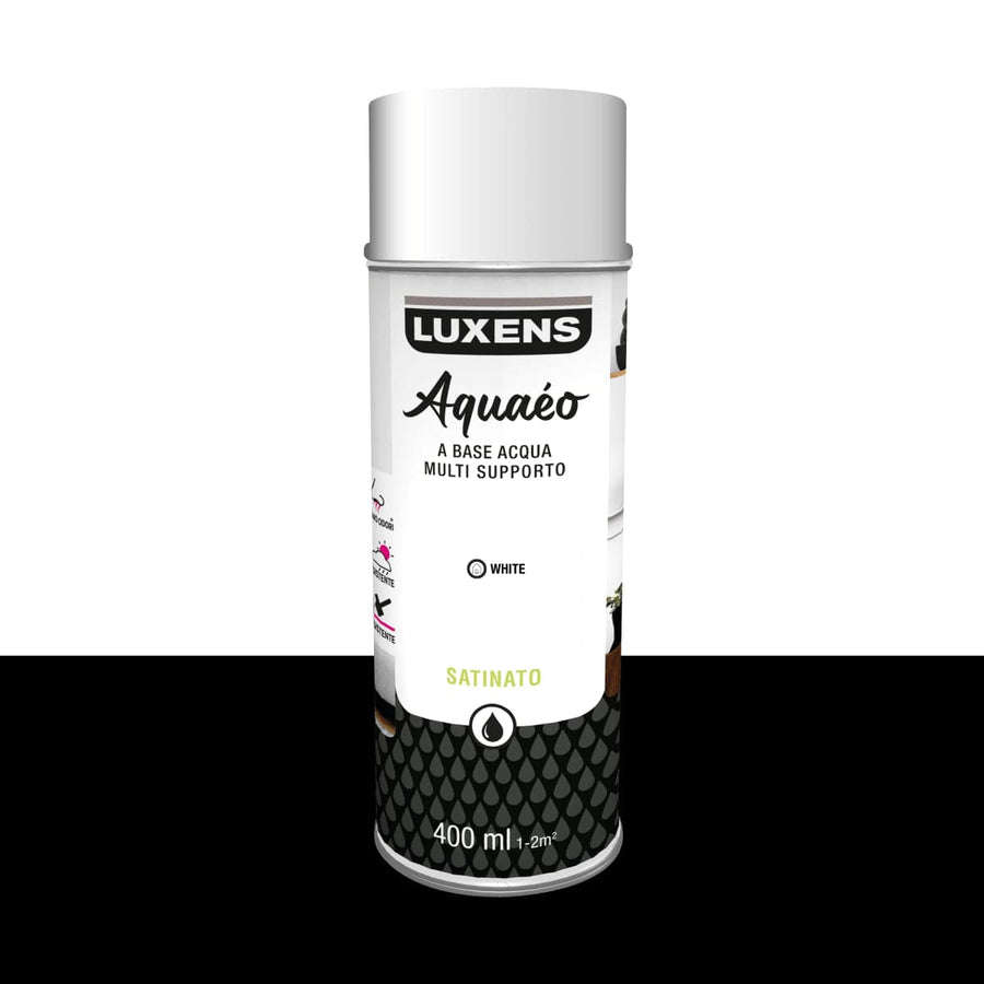 Bricocenter SPRAY WHITE SATIN WATER 400 ML LUXENS