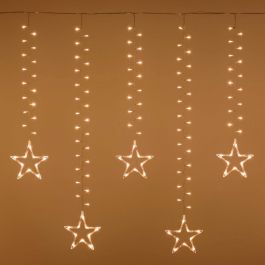 bright curtain 20 stars 620 led warm light 500xh105 cm indoor and outdoor use