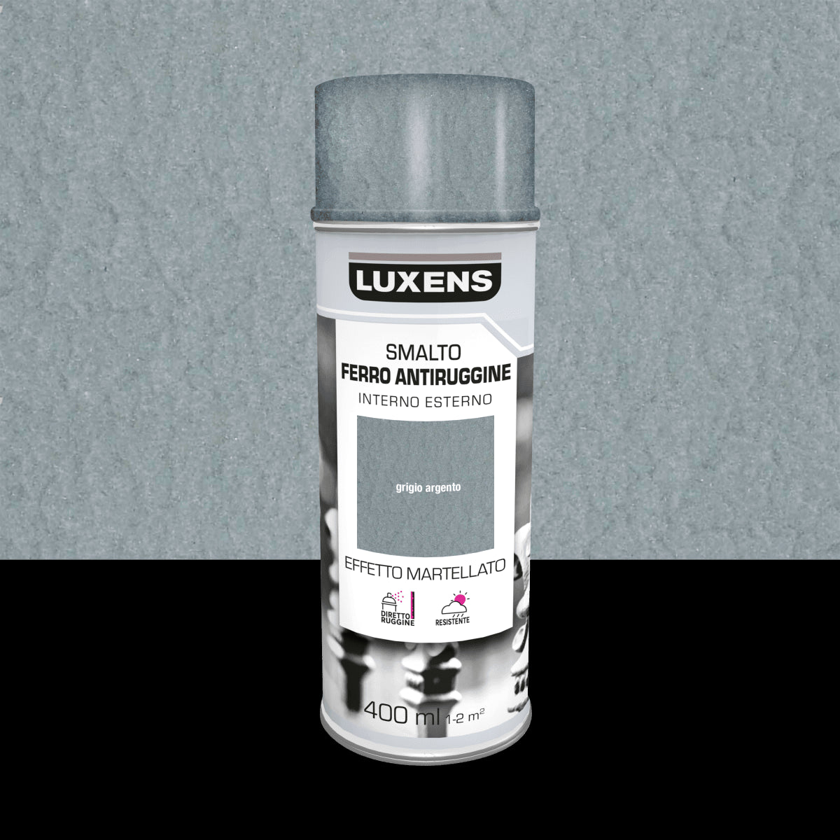 HAMMERED SILVER ANTI-RUST SPRAY 400 ML LUXENS
