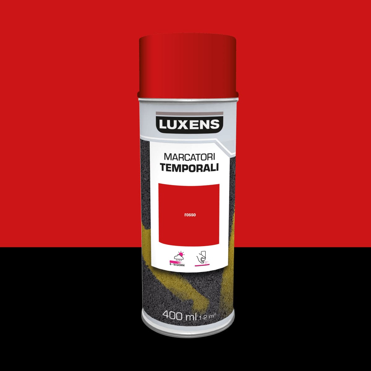 Bricocenter SPRAY TIME MARKER RED ML400 LUXENS