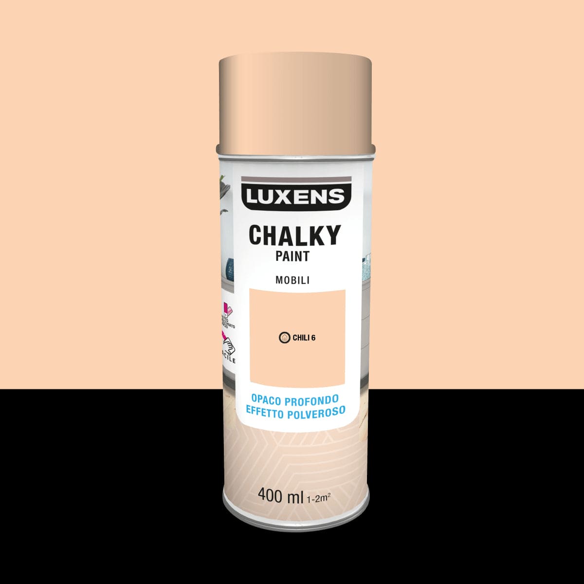 Bricocenter SPRAY CHALKY  ARANCIONE OPACO 400 ML LUXENS