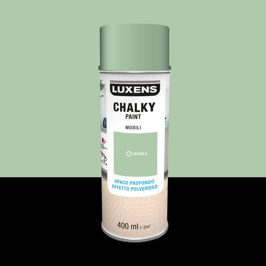 Bricocenter SPRAY CHALKY VERDE CACTUS OPACO 400 ML LUXENS