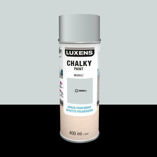 Bricocenter SPRAY CHALKY GRIGIO FUMO OPACO 400 ML LUXENS