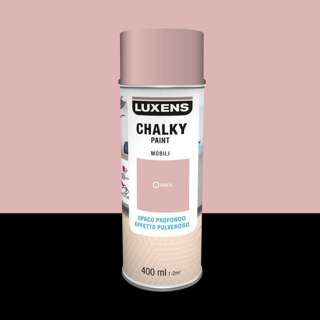 SPRAY CHALKY RED 400 ML LUXENS