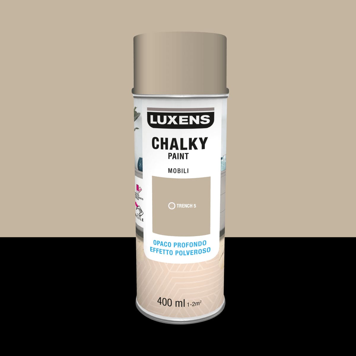 Bricocenter SPRAY CHALKY TRANCH OPACO 400 ML LUXENS