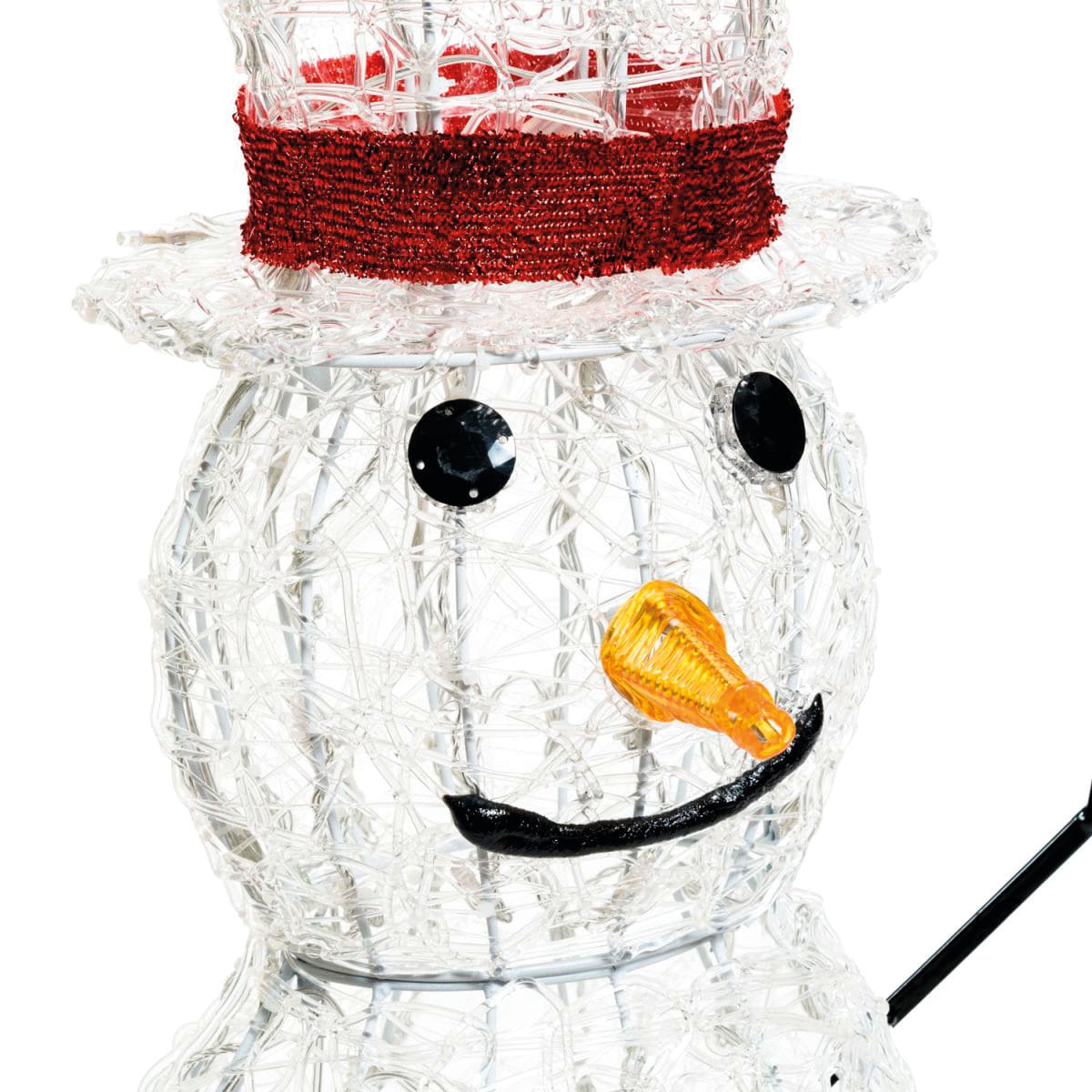 Bricocenter SNOWMAN H70CM 160 LED WHITE OUTDOOR USE