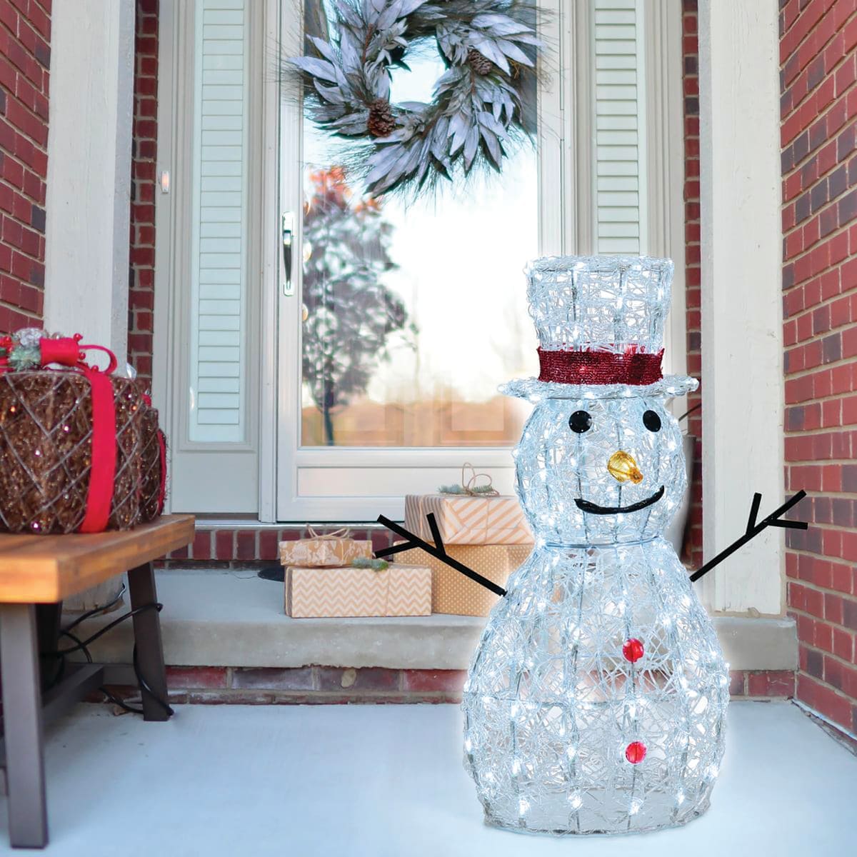 Bricocenter SNOWMAN H70CM 160 LED WHITE OUTDOOR USE