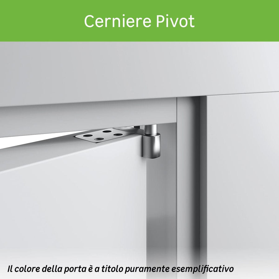 Bricocenter PORTA VEGA BATTENTE REVERSIBILE 210 X 80 LACCATO BIANCO