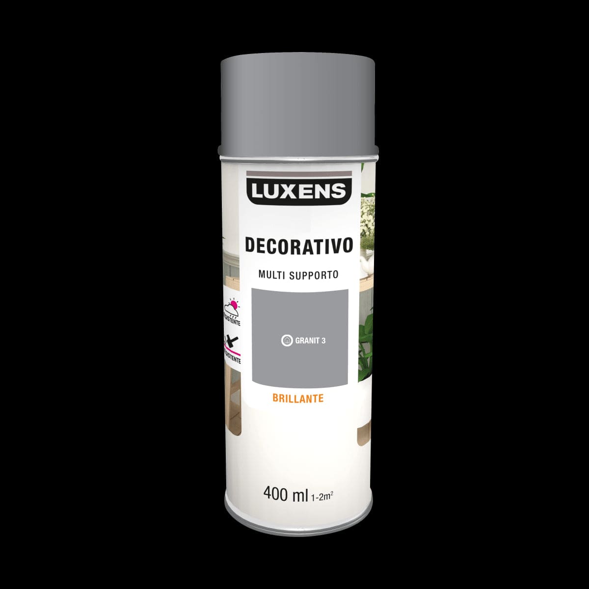 Bricocenter GRANITE SPRAY 3 BRILLIANT SOLVENT 400 ML LUXENS