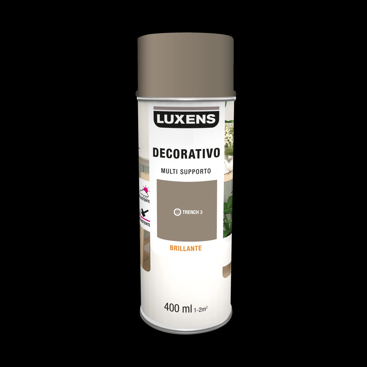 Bricocenter SPRAY TRANCH 3 BRILLIANT SOLVENT 400 ML LUXENS