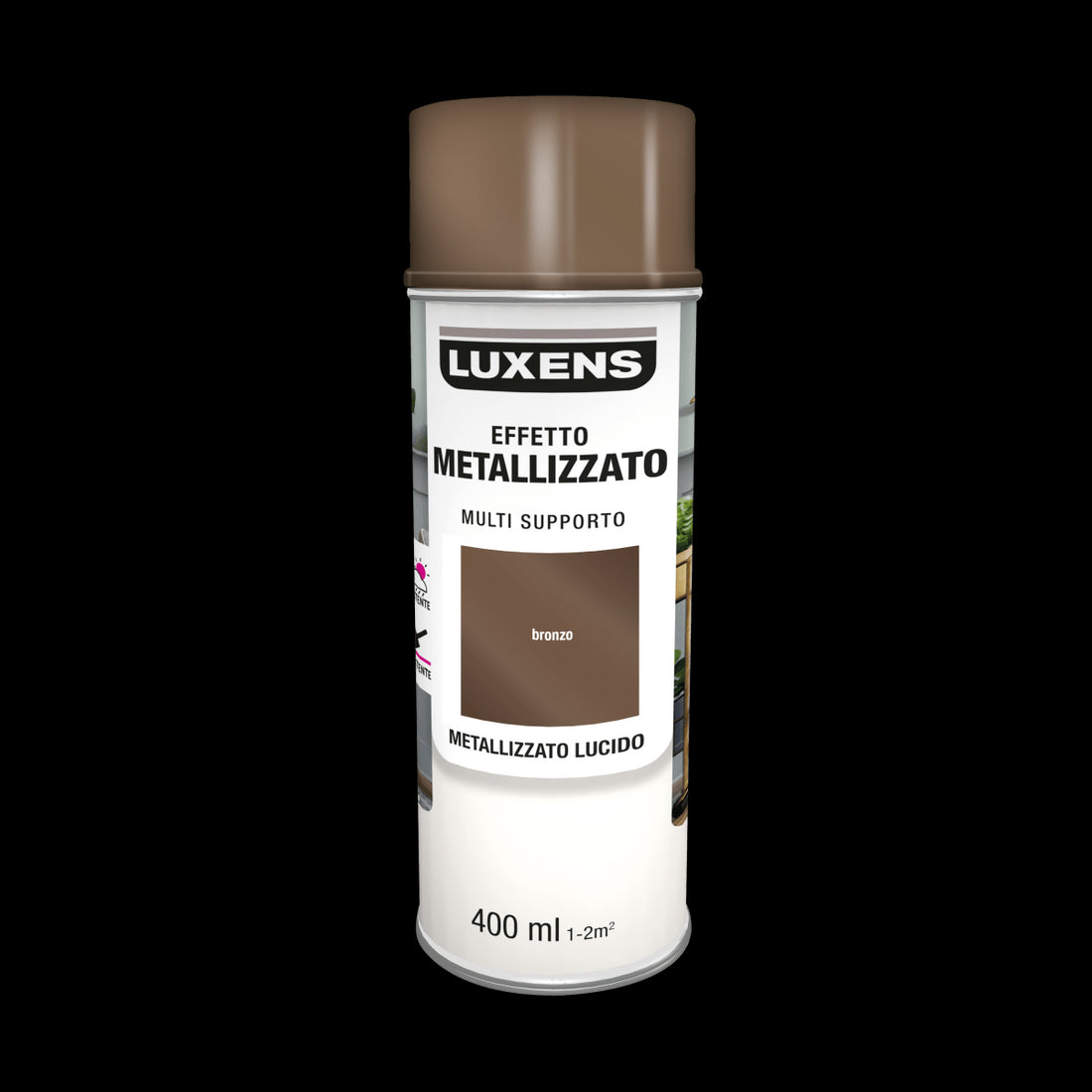 SPRAY BRONZO CROMATO SILVER LUXENS 400 ML