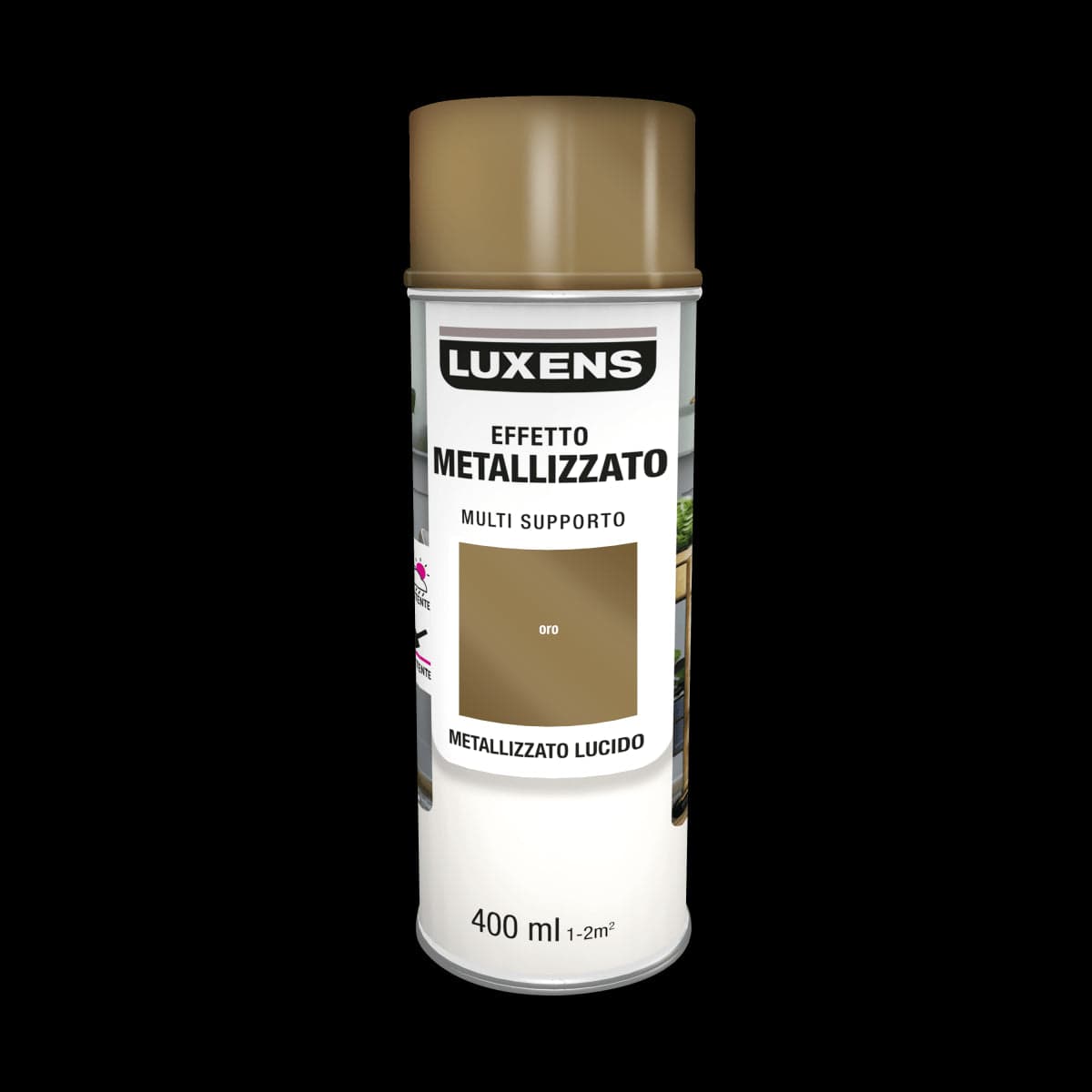 Bricocenter GOLD CHROME SPRAY 400 ML LUXENS