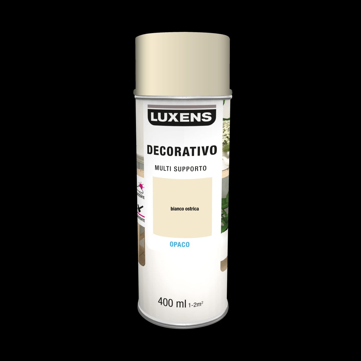 Bricocenter SPRAY IVORY MATT SOLVENT 400 ML LUXENS