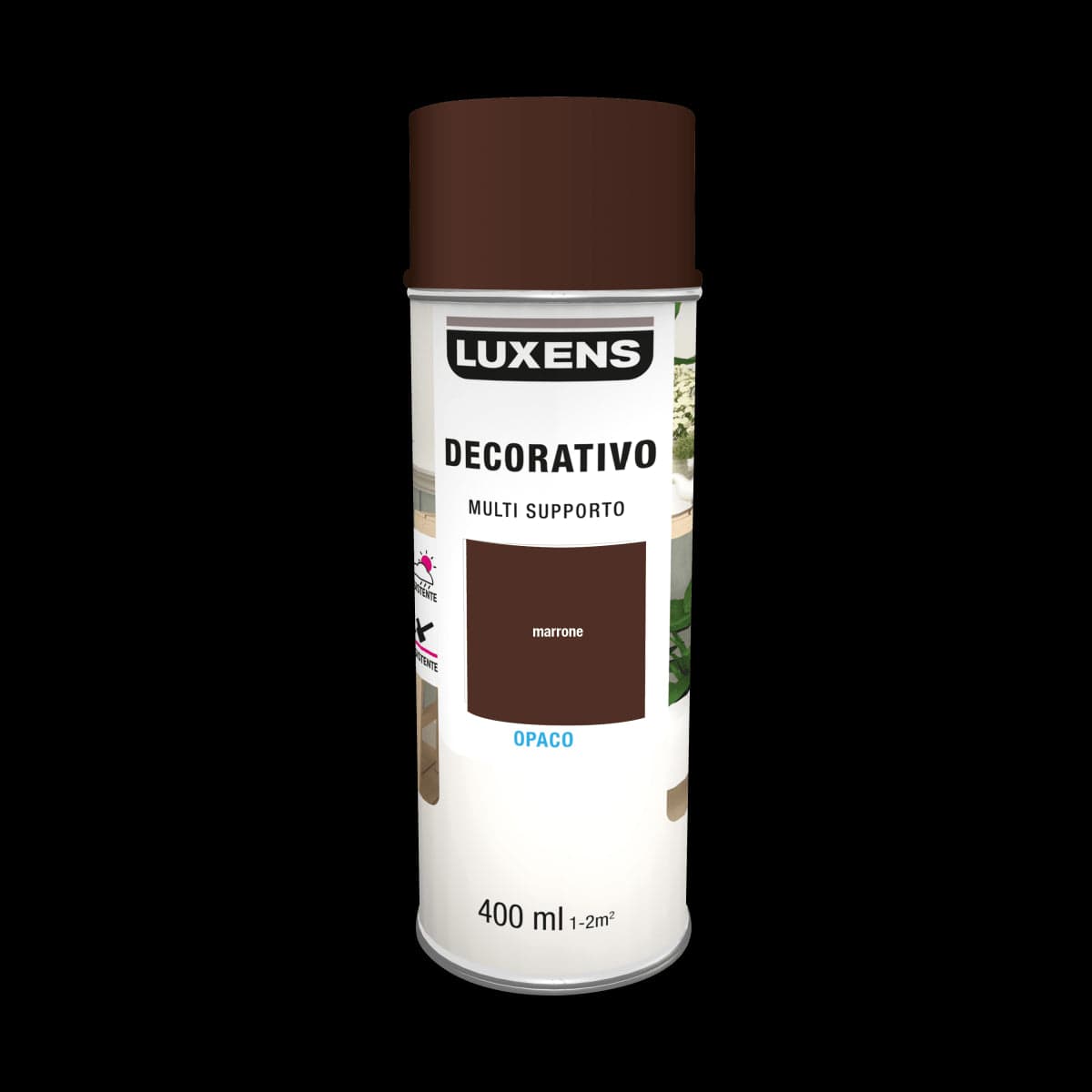 Bricocenter SPRAY MARRONE OPACO SOLVENT 400 ML LUXENS