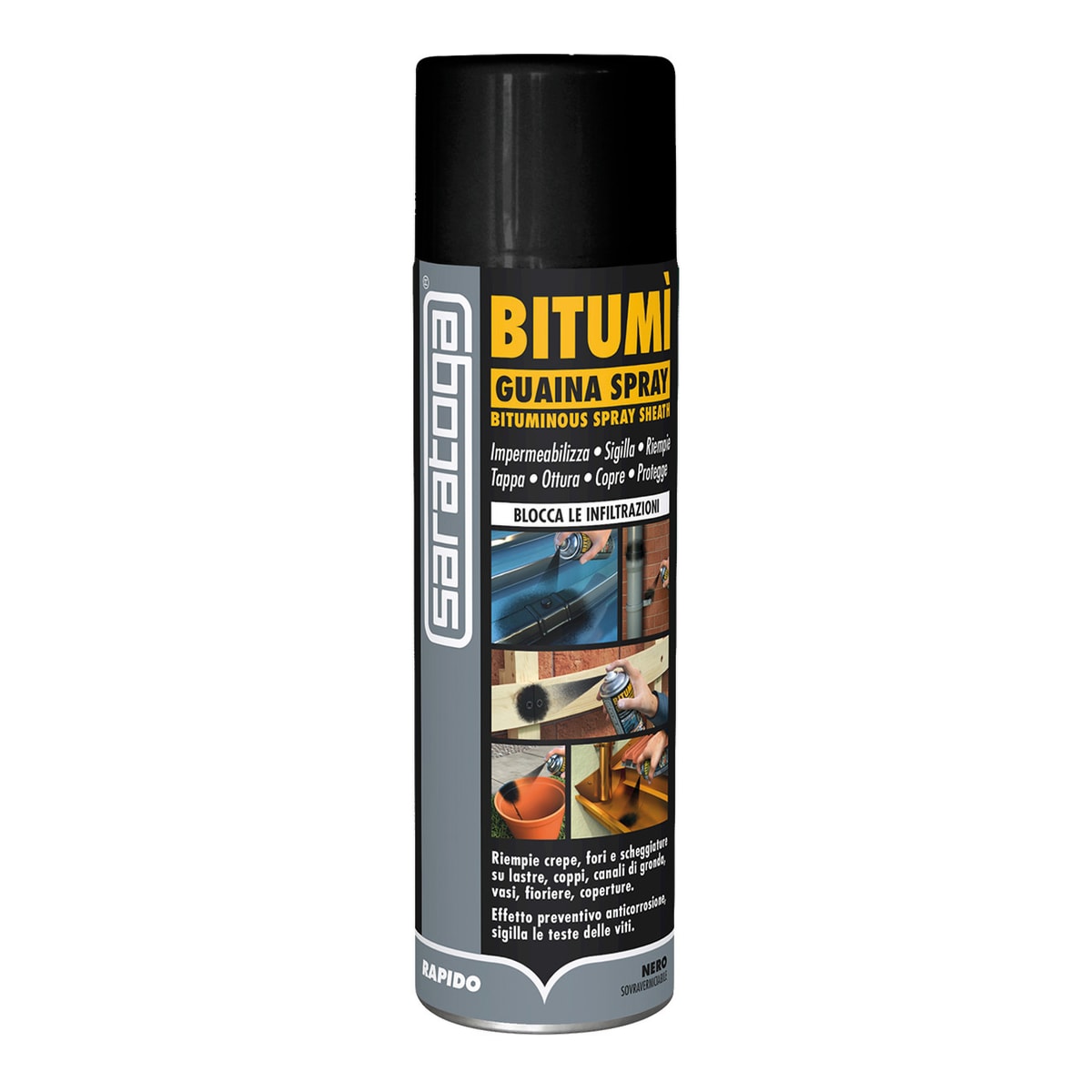 BLACK BITUMEN SHEATH SPRAY 500 ML