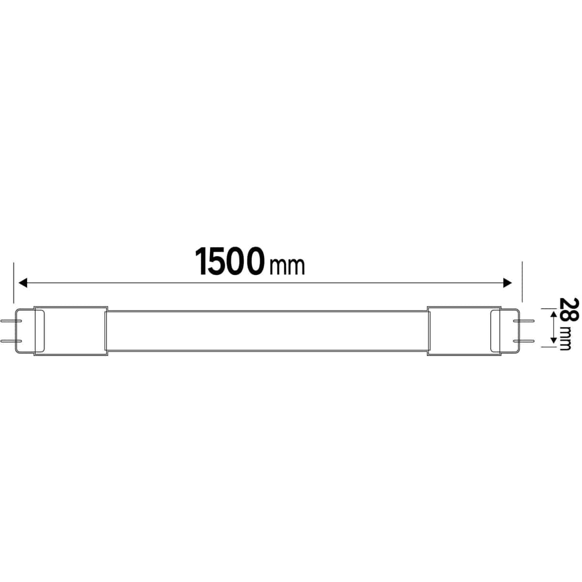 LED TUBE T8 G13 24W 150CM NATURAL LIGHT