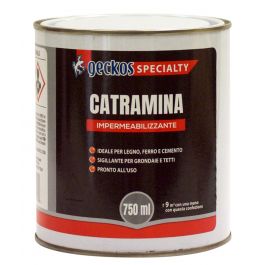 TAR BLACK BITUMINOUS WATERPROOFING PAINT 750 ML